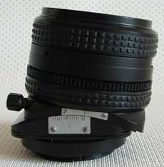 MC 2.8/80mm TILT/SHIFT lens (11mm shift / 8° tilt), for most 35mm 