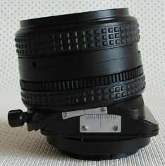 MC 2.8/80mm TILT/SHIFT lens (11mm shift / 8° tilt), for most 35mm 